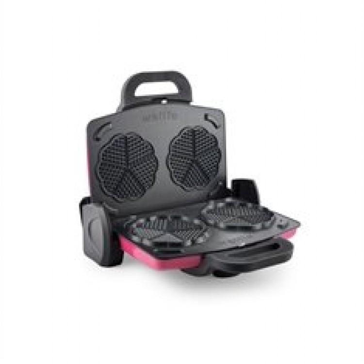Pembe Nostalgie Waffle ve Tost Makinesi